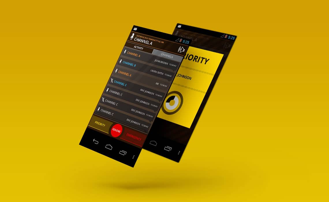 Spectralink mobile app call receiver screen