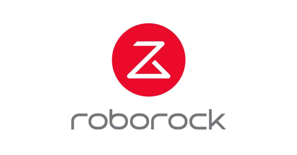 Roborock logo featuring a bold red circle with a stylized 'Z' and modern typography.